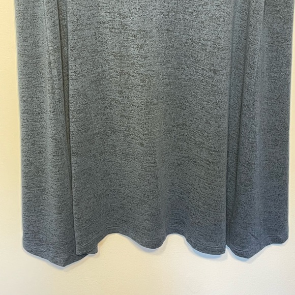 Olivia Sky Cardigan Sleeveless Dark Blue Open Front Lagenlook Maternity Large - Picture 9 of 12